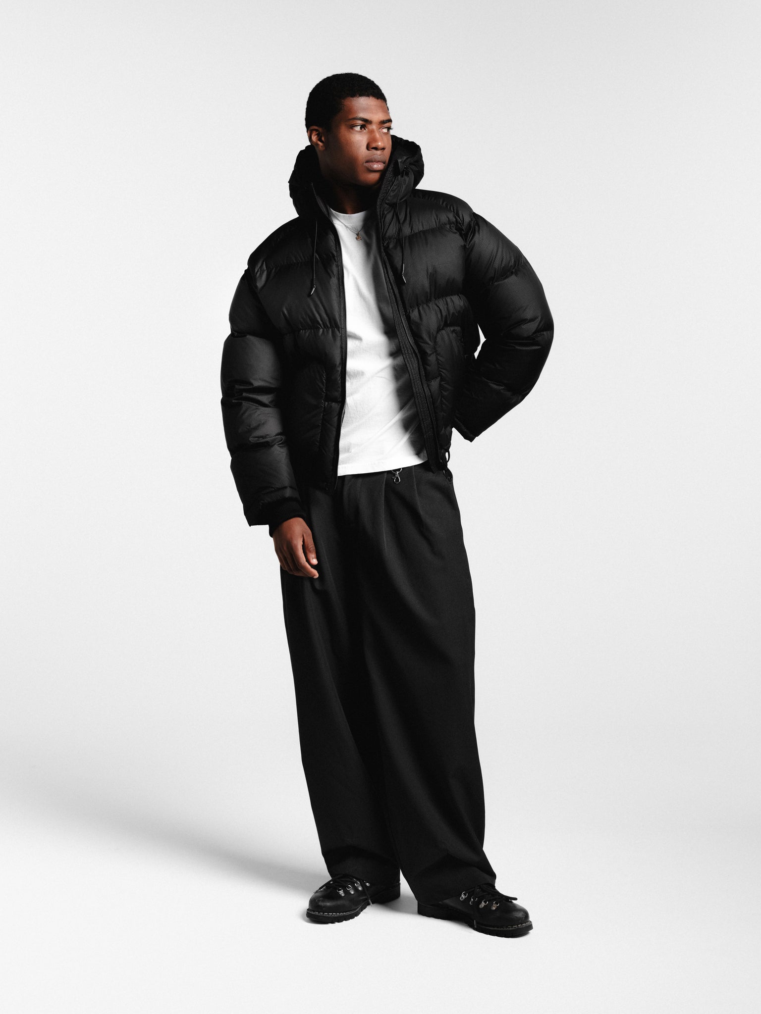 パンツ sweatscollective PLEATED PANT - BLACK L PLEATED PANT - BLACK