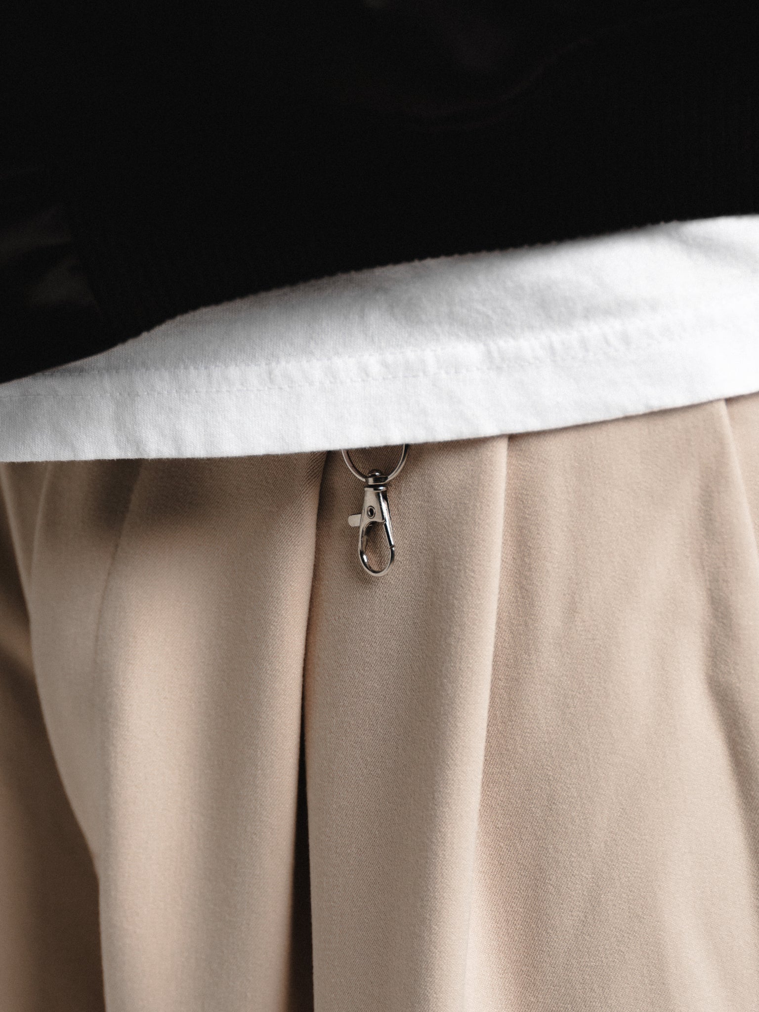 PLEATED PANT - SAND
