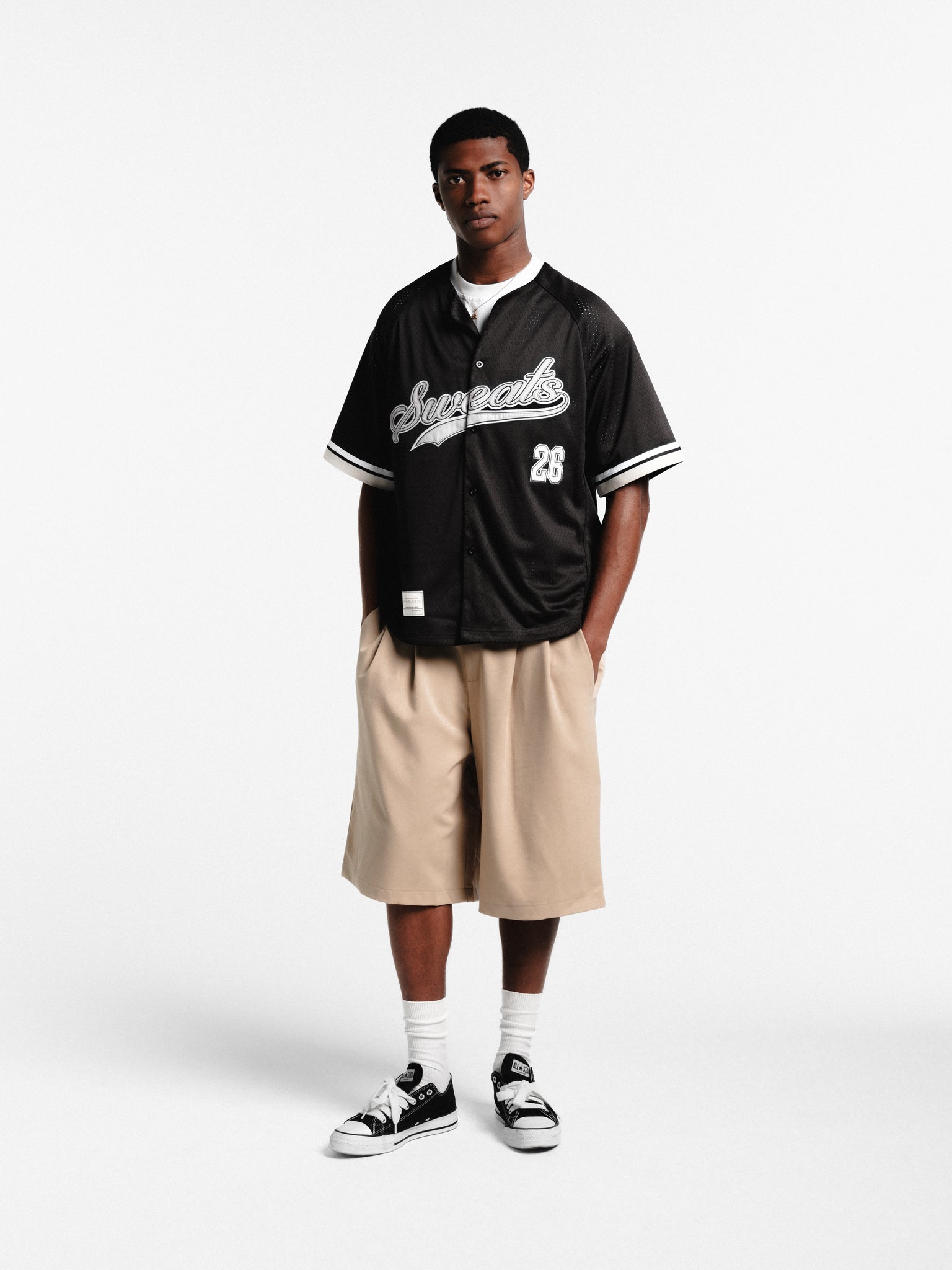 PLEATED SHORTS - SAND
