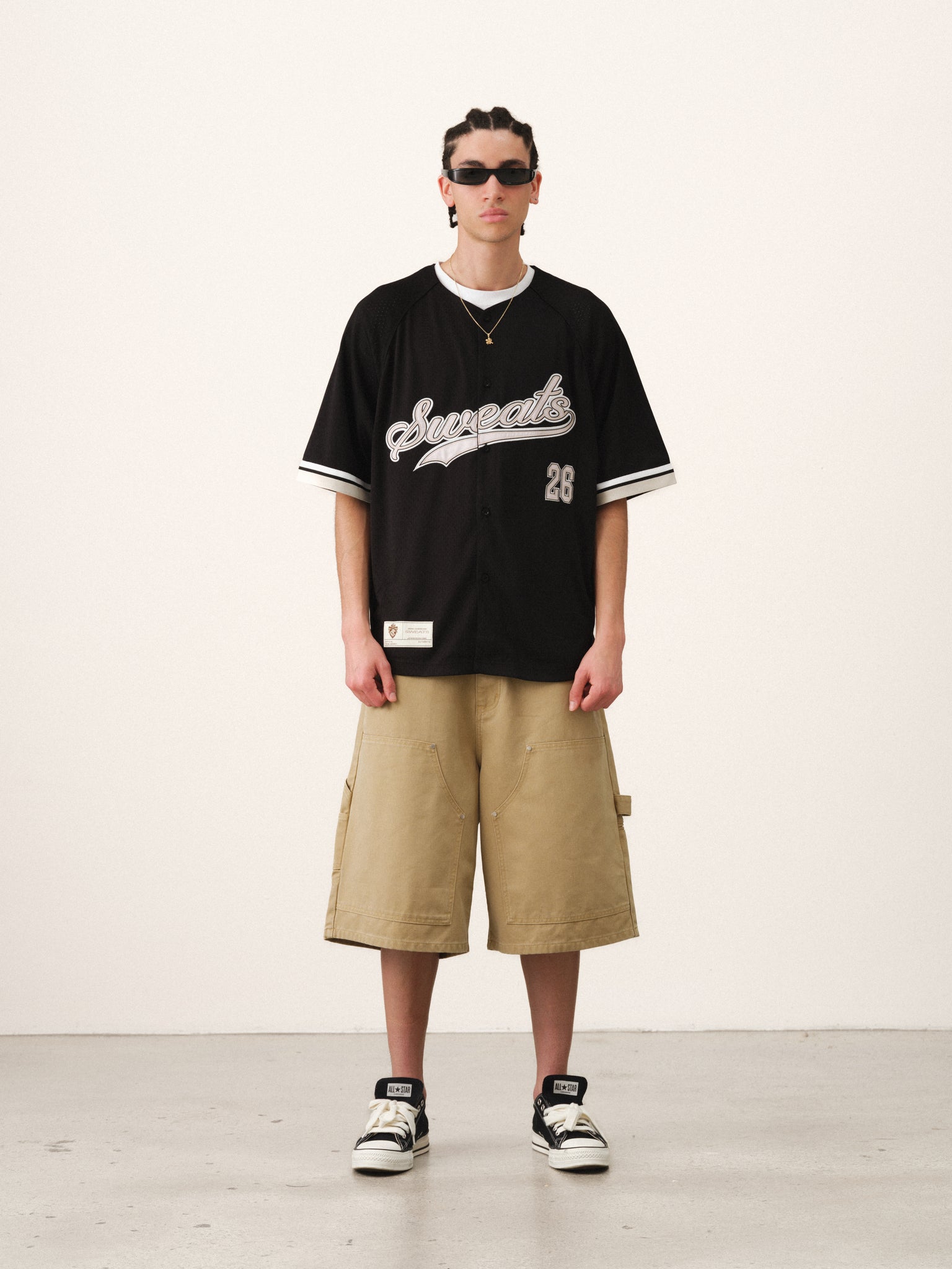 BASEBALL JERSEY - BLACK