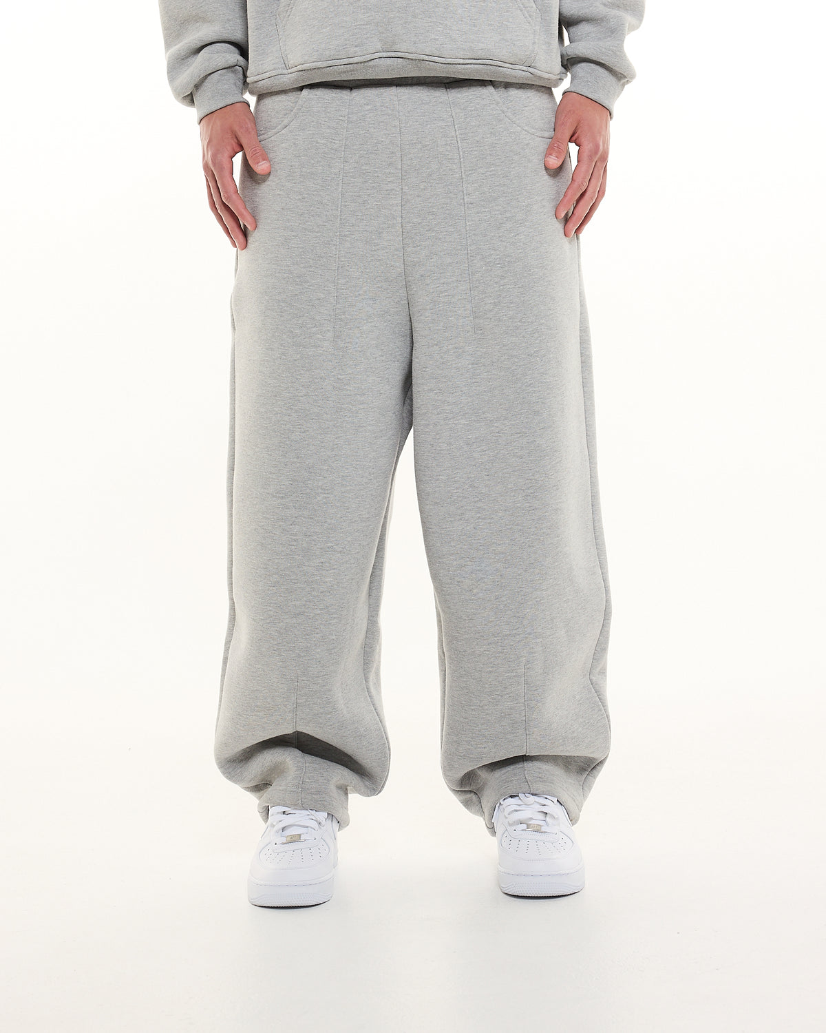 Hit Style Sweats COZY STRAIGHT LEG SWEATS - GREY