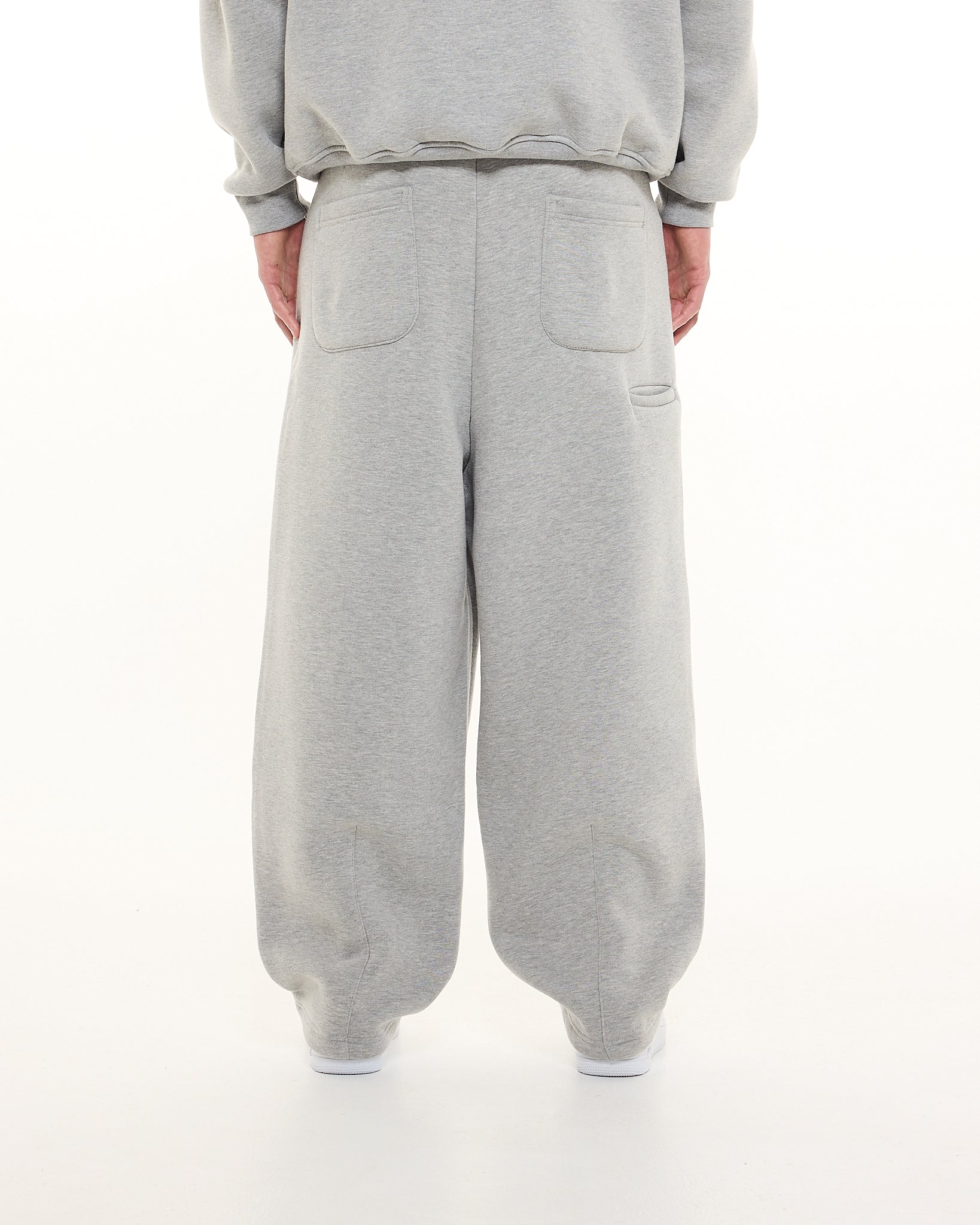 COZY STRAIGHT LEG SWEATS - GREY