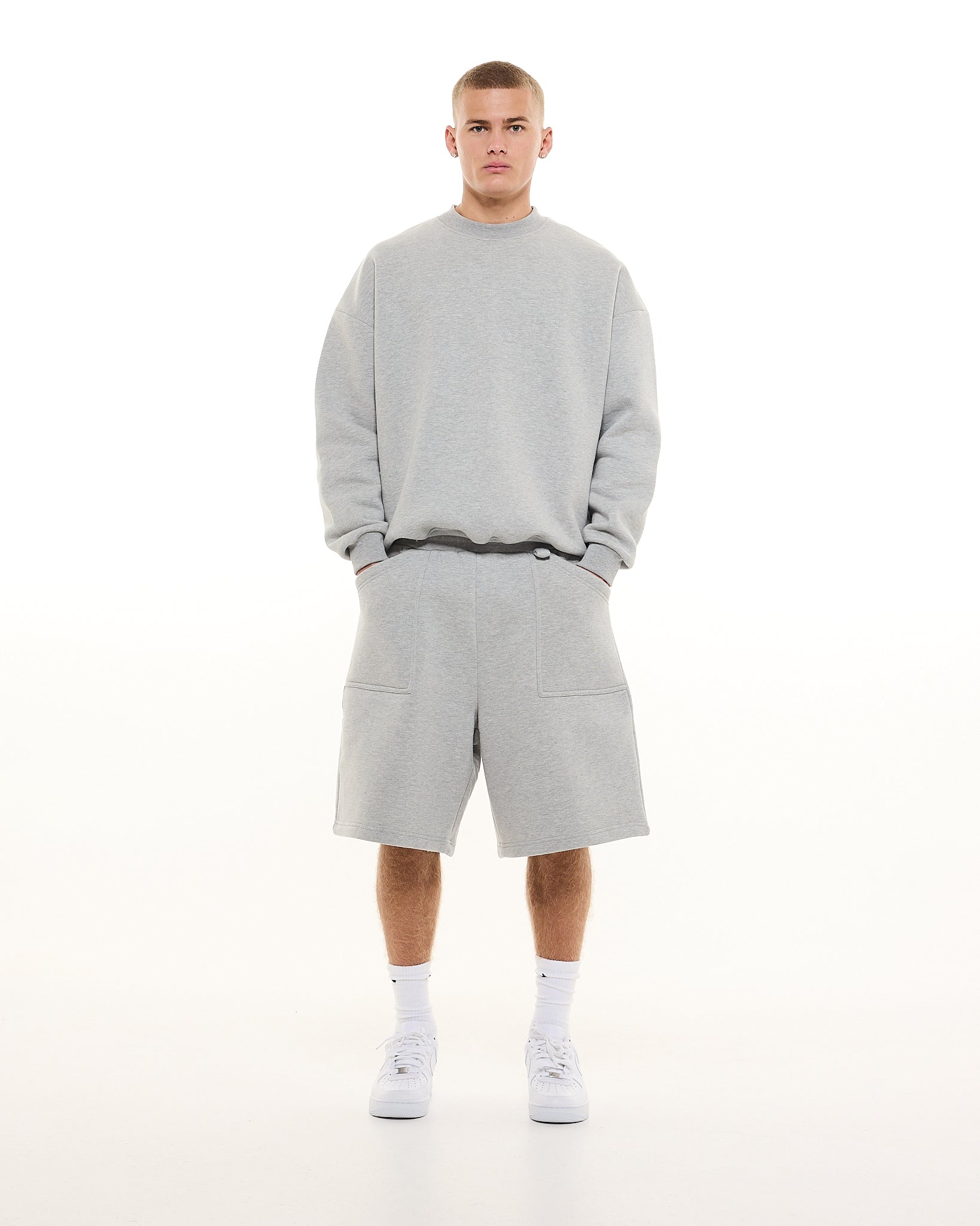 COZY SHORTS - GREY