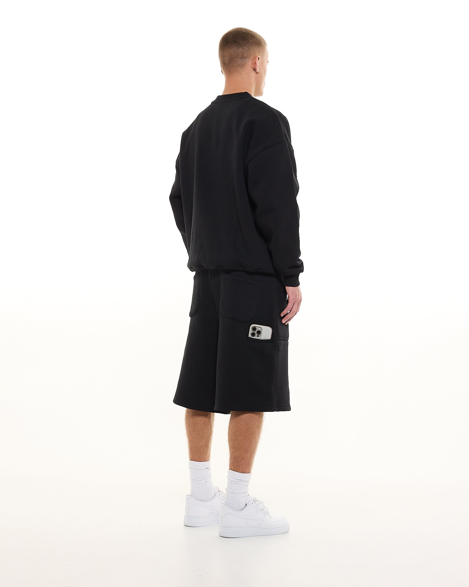 COZY SHORTS - BLACK