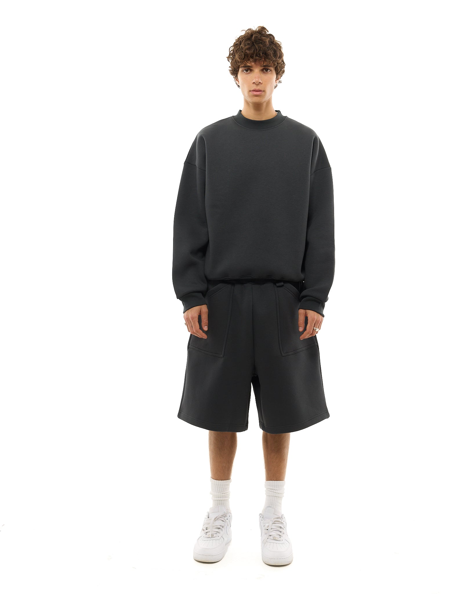 パンツ sweats collective COZY SHORTS - GREY Grey Cozy Shorts | Sweats Collective