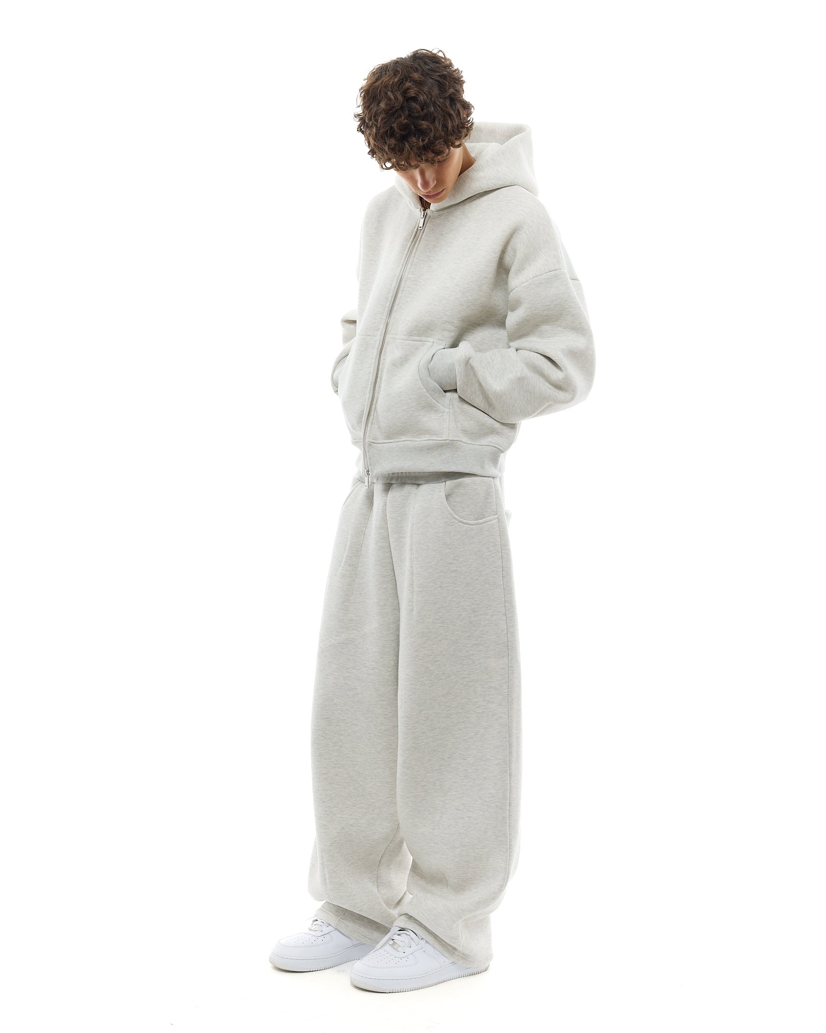 新品sweats CollectiveCOZY ZIP UP COZY ZIP UP - GREY