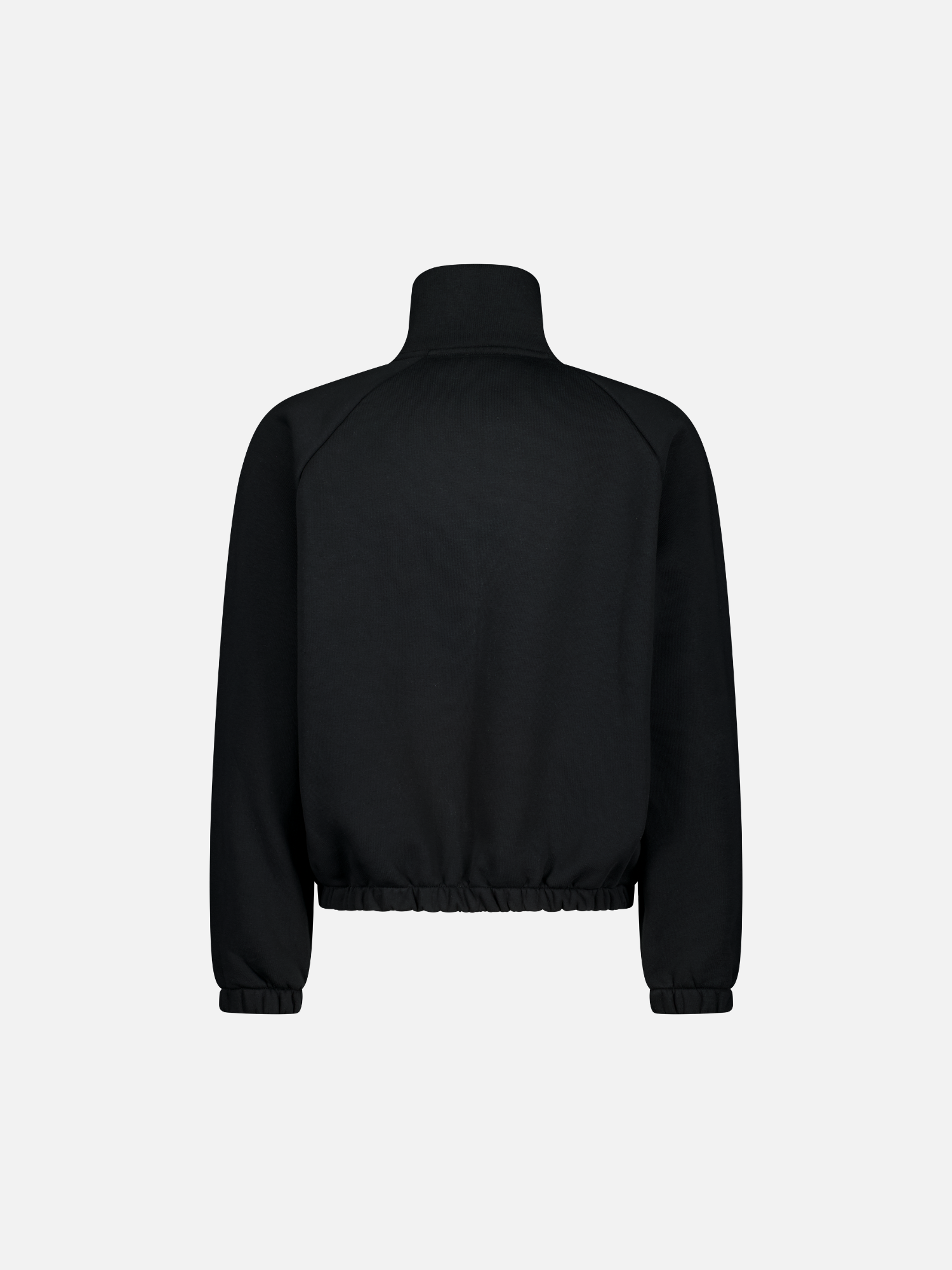 COZY TRACK JACKET - BLACK COZY TRACK JACKET - BLACK
