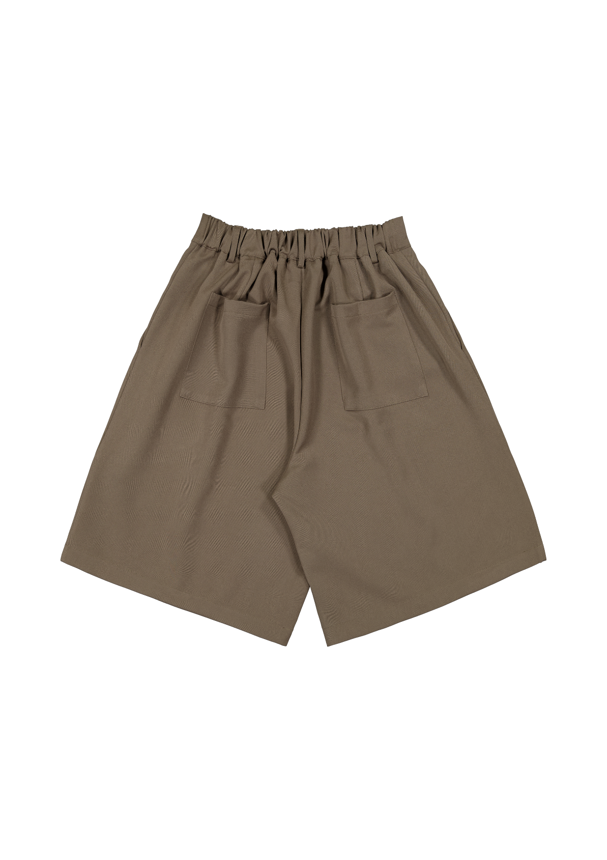 PLEATED SHORTS - BROWN