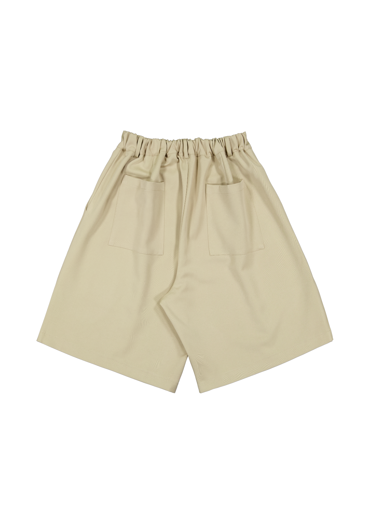 PLEATED SHORTS - SAND