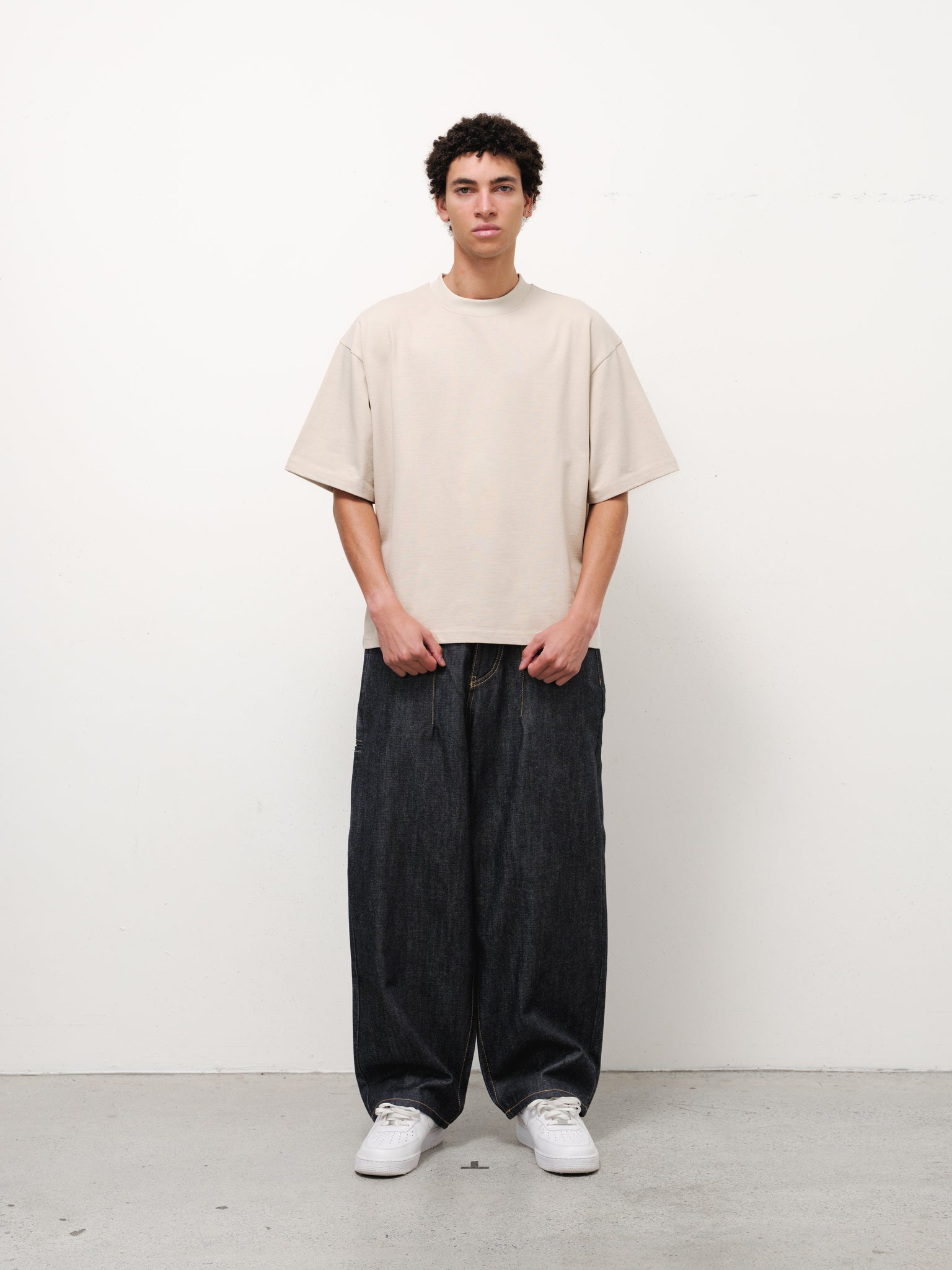 SIGNATURE BLANK T-SHIRT - OAT
