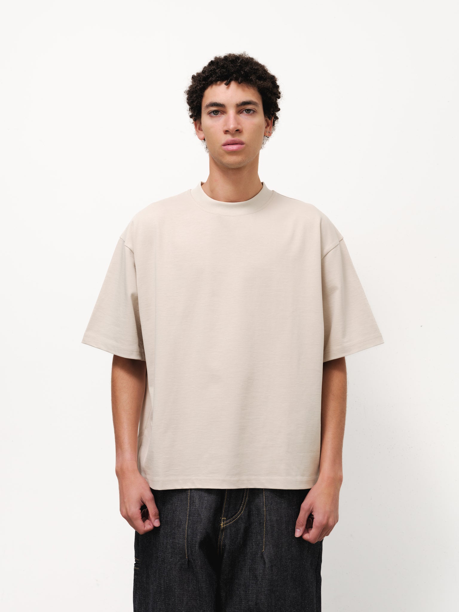 SIGNATURE BLANK T-SHIRT - OAT