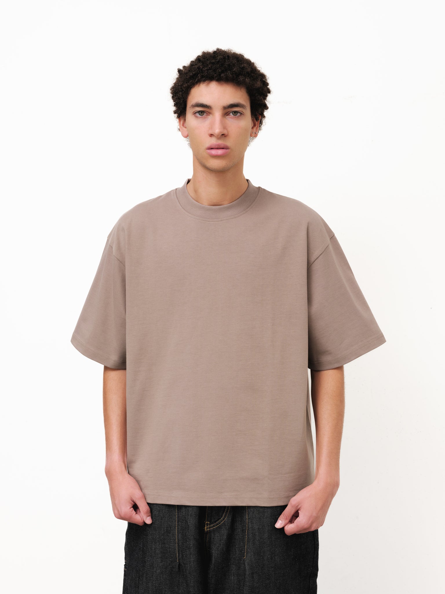 SIGNATURE BLANK T-SHIRT - DUST