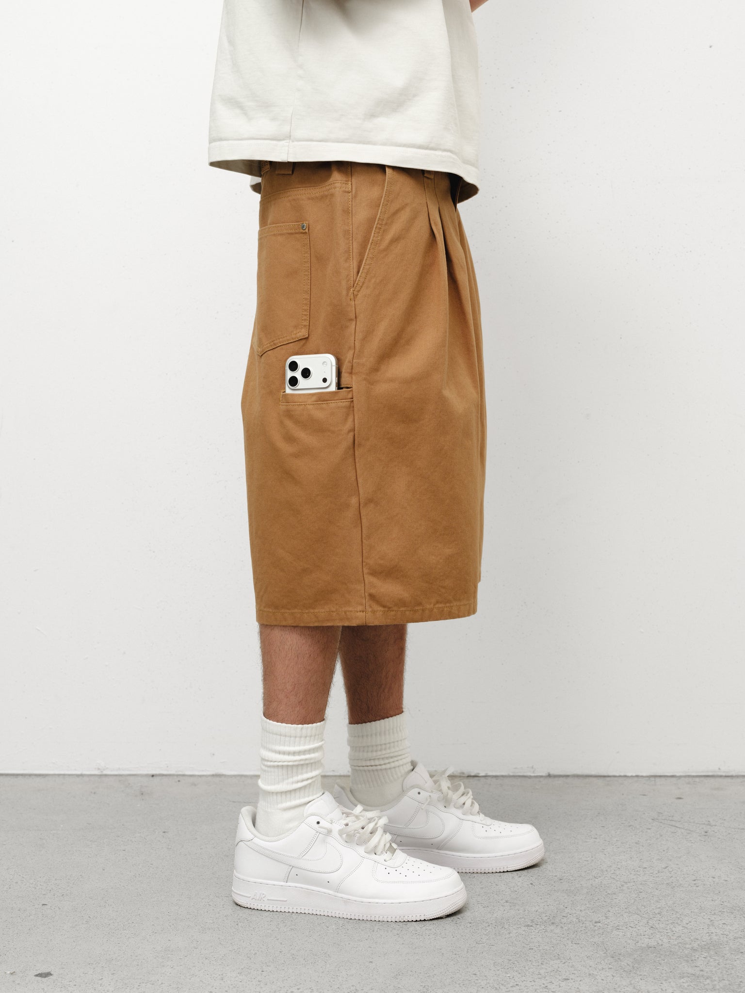 WORKWEAR SHORTS - TAN
