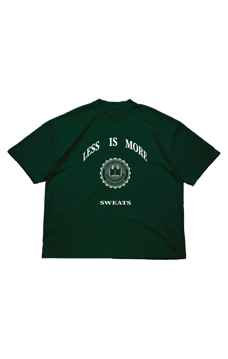 LESS IS MORE T-SHIRT - GREEN